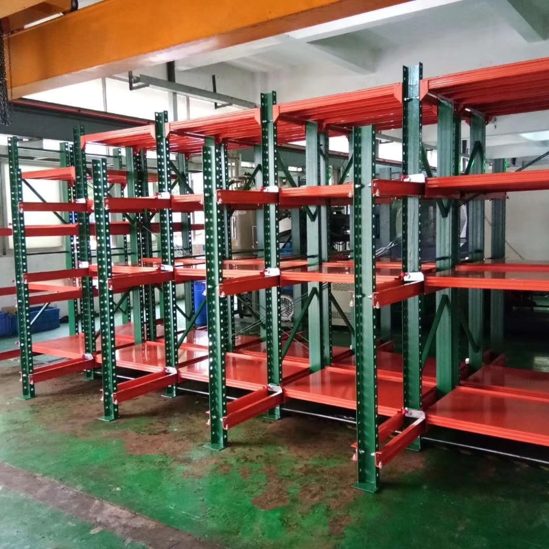 Fully open mold rack
