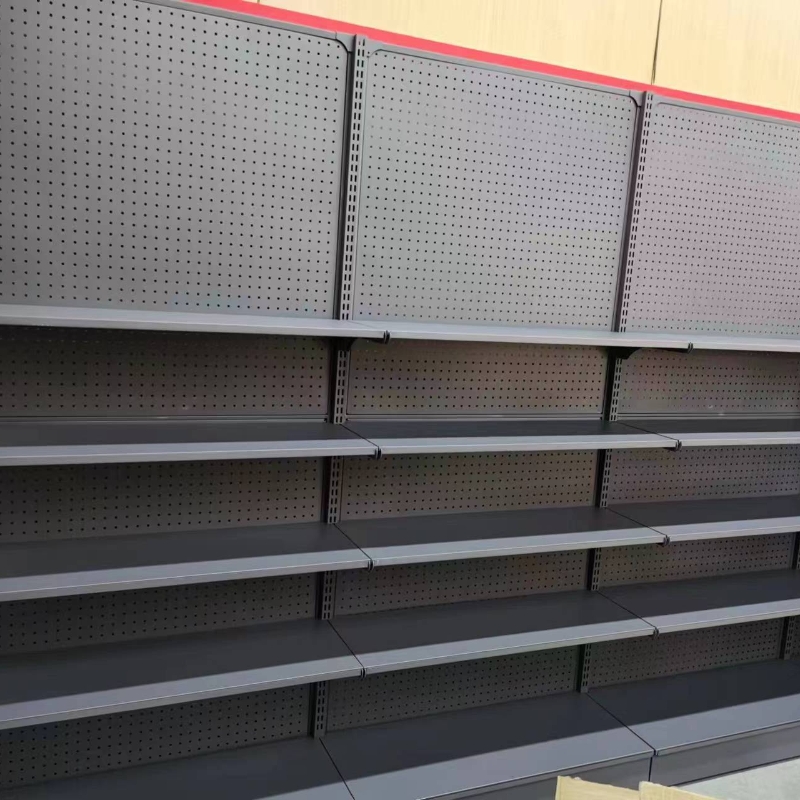 convenience store supermarket shelves