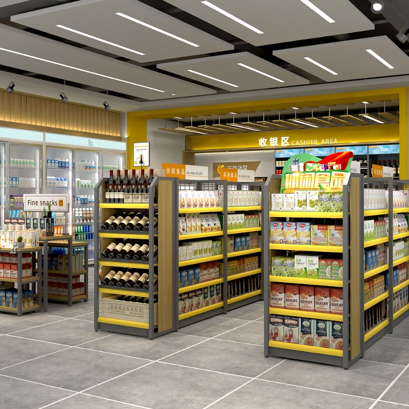 Convenience store shelf