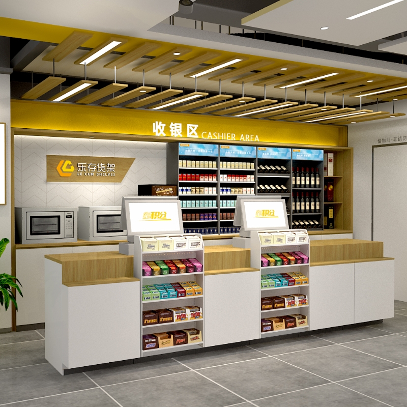 Convenience store shelf