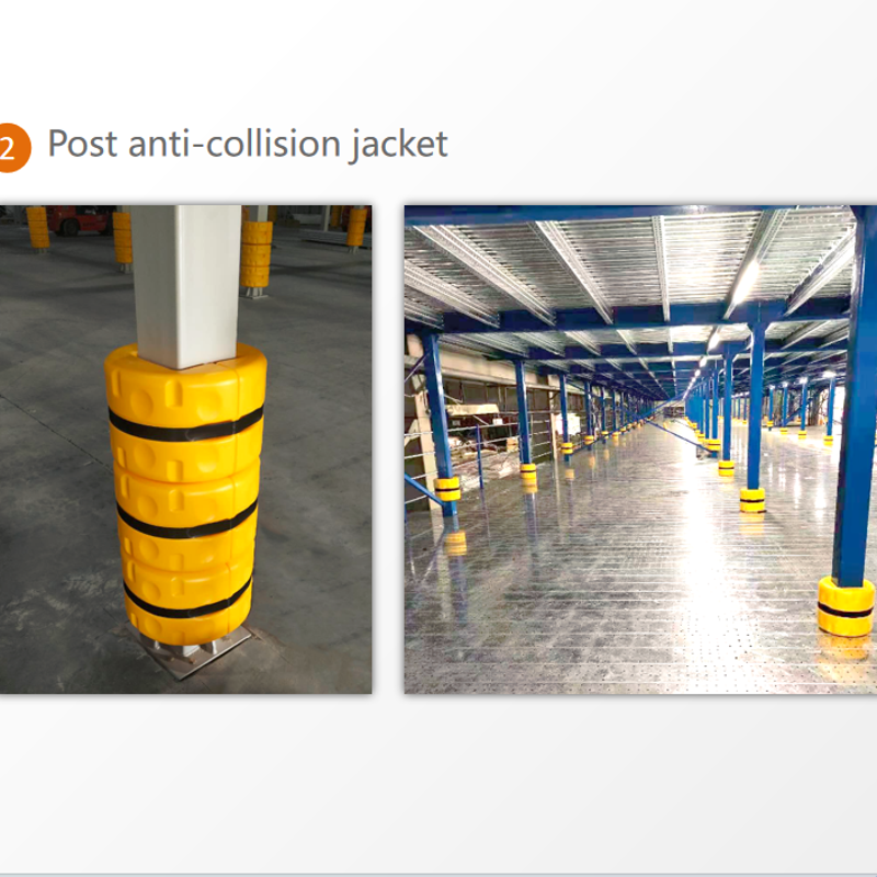 Post anti-collision jacket