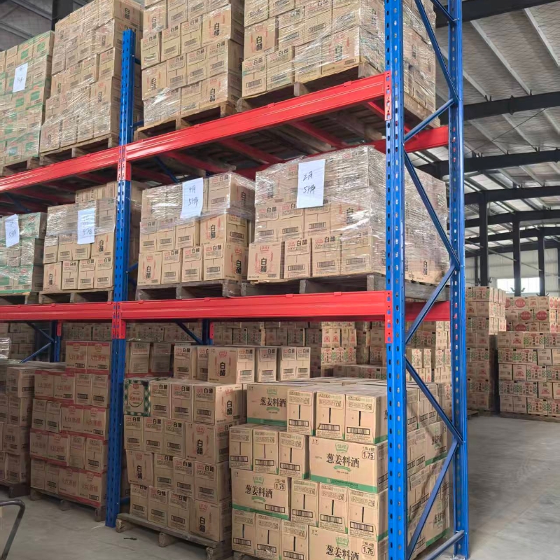 Beam warehouse shelves