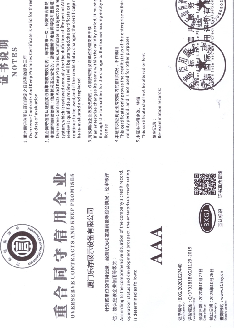 Enterprises that honor contracts and maintain trustworthiness.