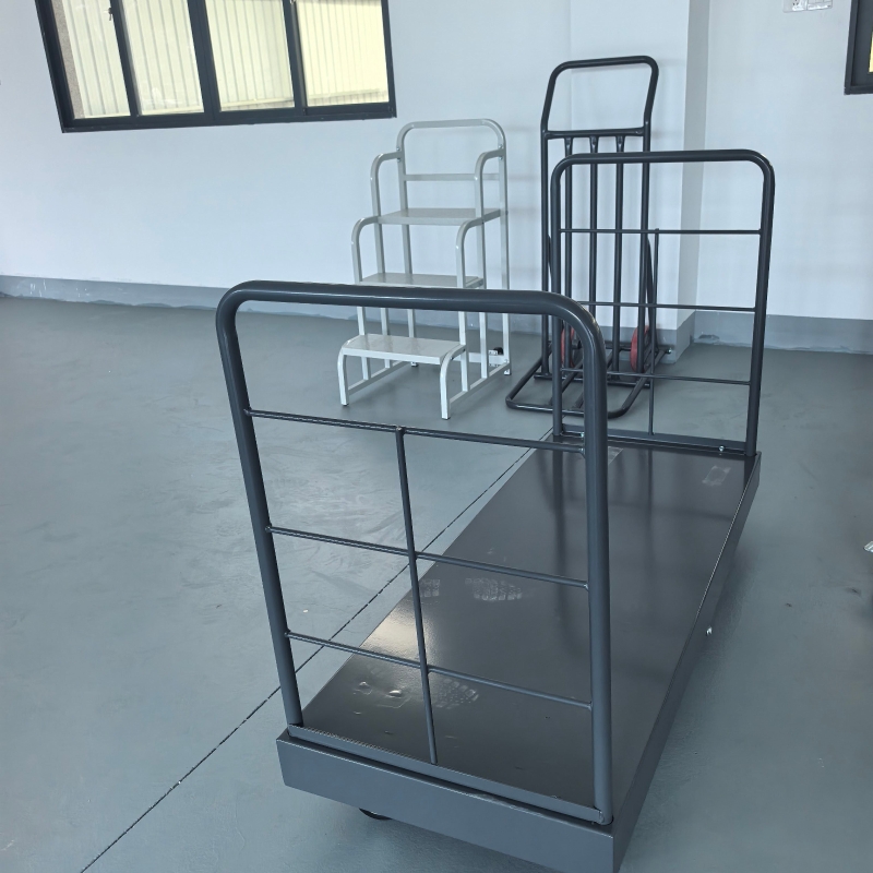 Supermarket and store shopping carts and trolleys