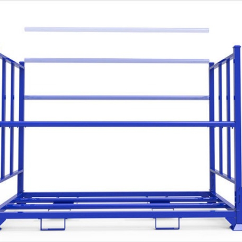 Folding tire rack